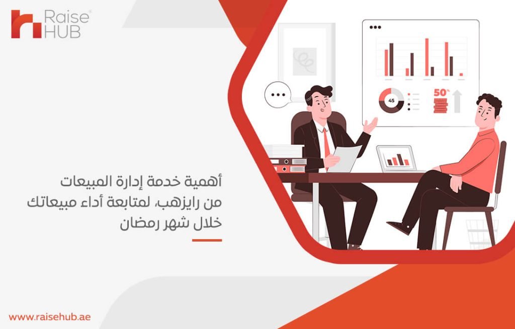 أهمية خدمة إدارة المبيعات من رايزهب، لمتابعة أداء مبيعاتك خلال شهر رمضان