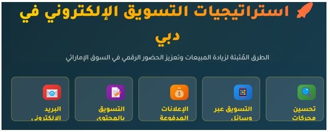 أهم استراتيجيات التسويق الالكتروني في دبي لزيادة المبيعات