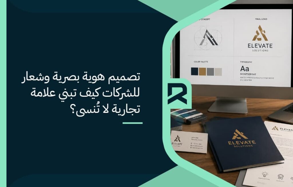 تصميم هوية بصرية وشعار للشركات: كيف تبني علامة تجارية لا تُنسى؟