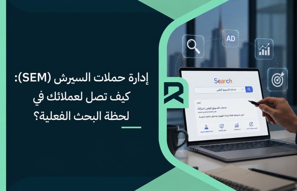 إدارة حملات السيرش (SEM): كيف تصل لعملائك في لحظة البحث الفعلية؟
